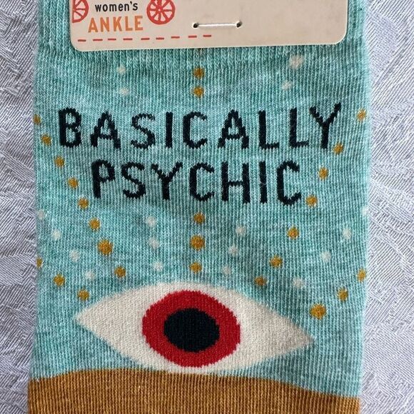 Blue Q Womens Cotton Ankle Socks Basically Psychic - Picture 4 of 6